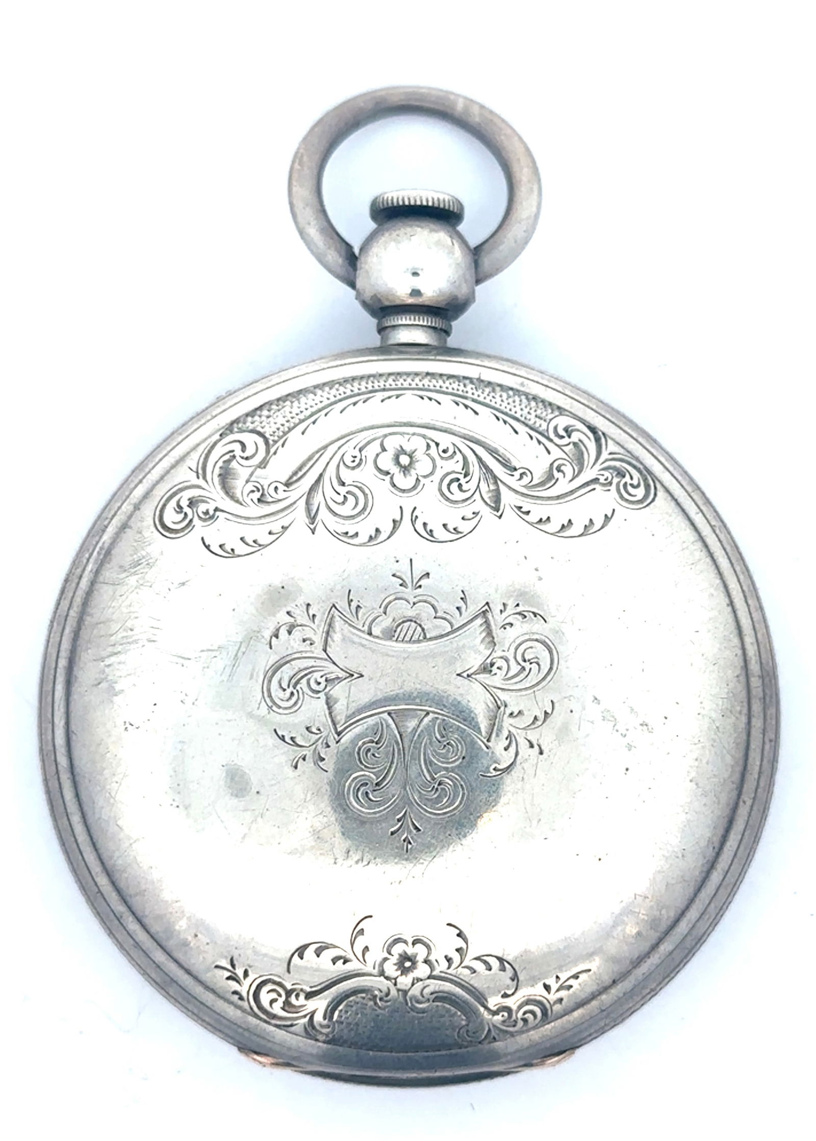 WALTHAM P. S. BARTLETT MODEL 1857 SILVER POCKET WATCH, CIRCA 1866 (1 of 8)