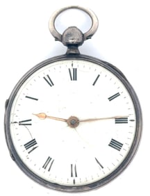 DANIEL LE COUNT LONDON SILVER FUSEE POCKT WATCH, CIRCA 1685