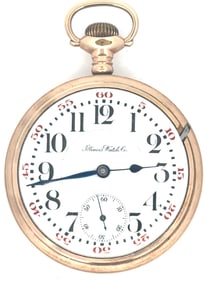 ILLINOIS BUNN SPECIAL 23 JEWEL RAILROAD POCKET WATCH, CIRCA 1913