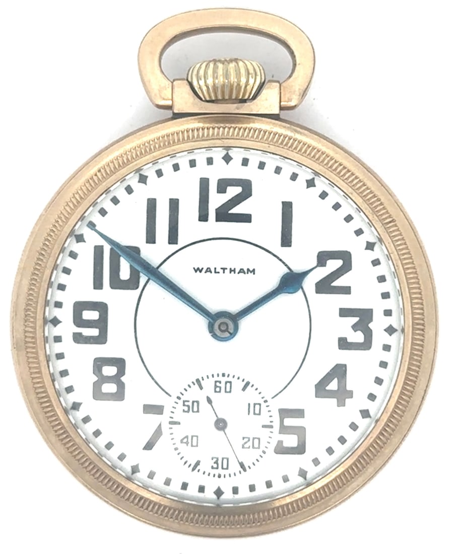 WALTHAM 23 JEWEL MODEL 1899 AMERICAN WATCH CO. GRADE POCKET WATCH, CIRCA 1900 (1 of 5)