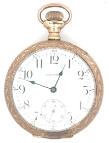 WALTHAM 21 JEWEL VANGUARD MODEL 1892 RAILROAD POCKET WATCH, CIRCA 1899