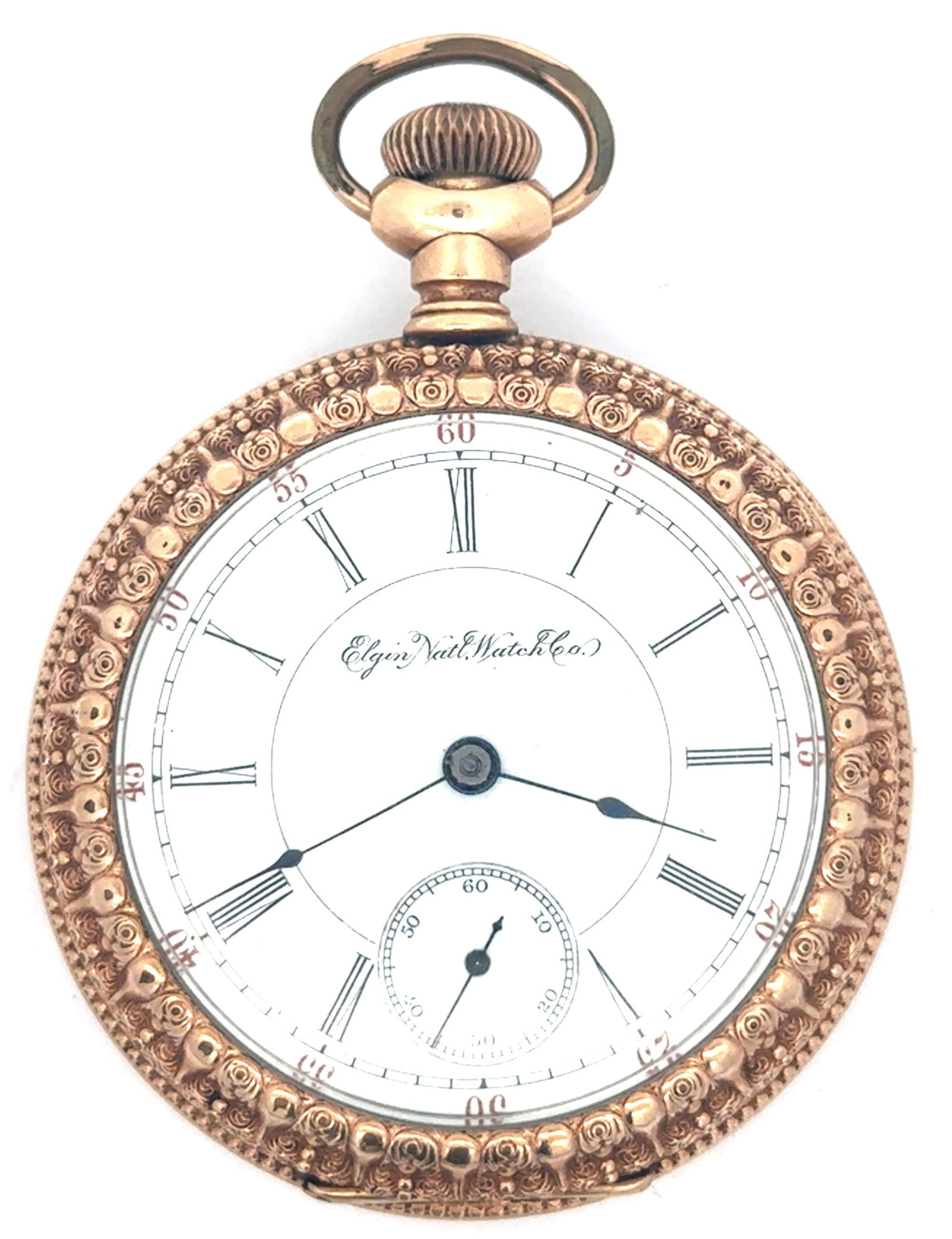 ELGIN 17 JEWEL 18 SIZE GOLD FILLED POCKET WATCH, CIRCA 1893 (1 of 7)
