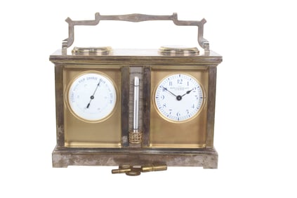 MAPPIN AND WEBB SILVERPLATE DESK COMPENDIUM, CIRCA 1920