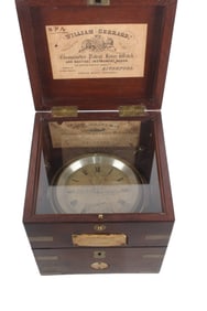 2 DAY MARINE CHRONOMETER BY SIMPSON AND ROBERTS OF LIVERPOOL