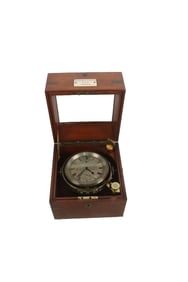 MCLACHLAN AND SON LONDON 2 DAY BOX CHRONOMETER, CIRCA 1860