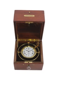 ELGIN FATHER TIME BOXED MARINE CHRONOMETER, CIRCA 1919