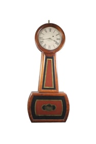 E. HOWARD AND CO. MODEL NO. 4 BANJO CLOCK, CIRCA 1880