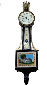 WALTHAM MINIATURE BANJO CLOCK, CIRCA 1925