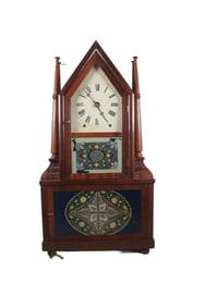 BIRGE AND FULLER STEEPLE CLOCK, CIRCA 1846