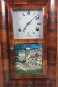 E. N. WELCH 8 DAY OGEE CLOCK, CIRCA 1880