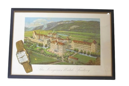 LONGINES ART DECO ADVERTISING PRINT