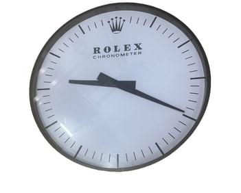 ROLEX CHRONOMETER JEWELRY STORE AIRPORT ADVERTISING CLOCK