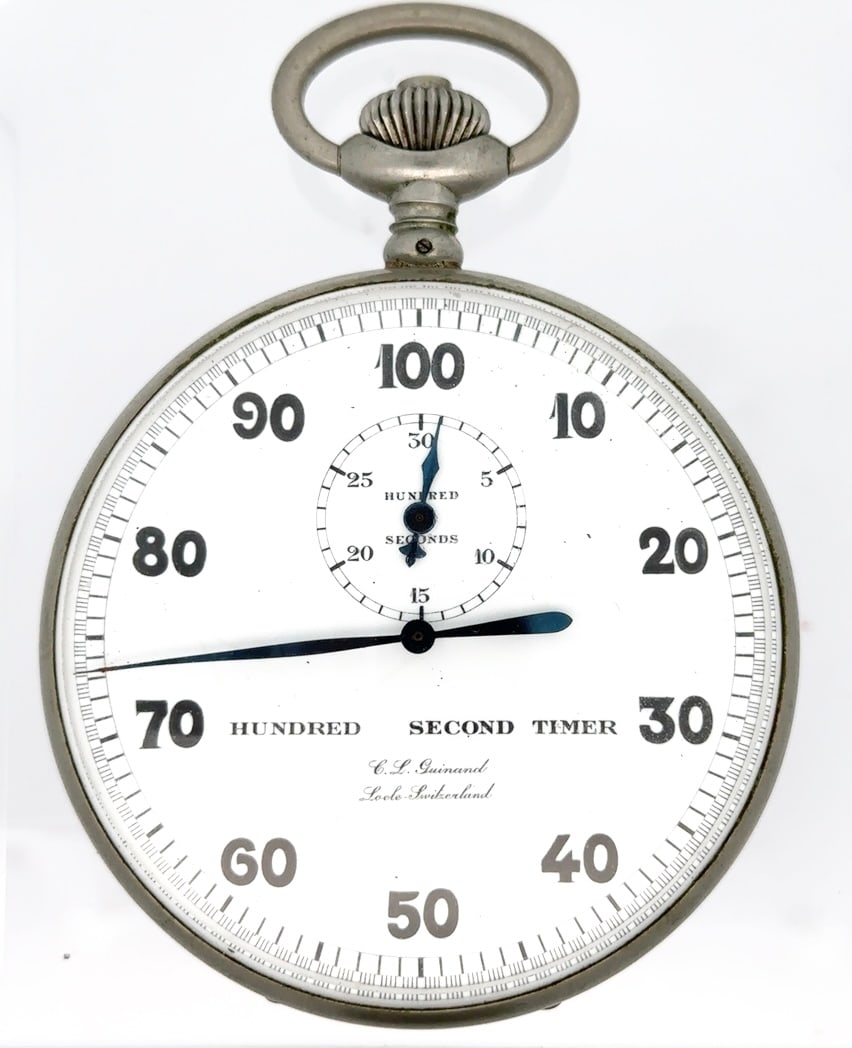 GUINAND HUNDRED SECOND TIMER GOLIATH STOP WATCH (1 of 5)