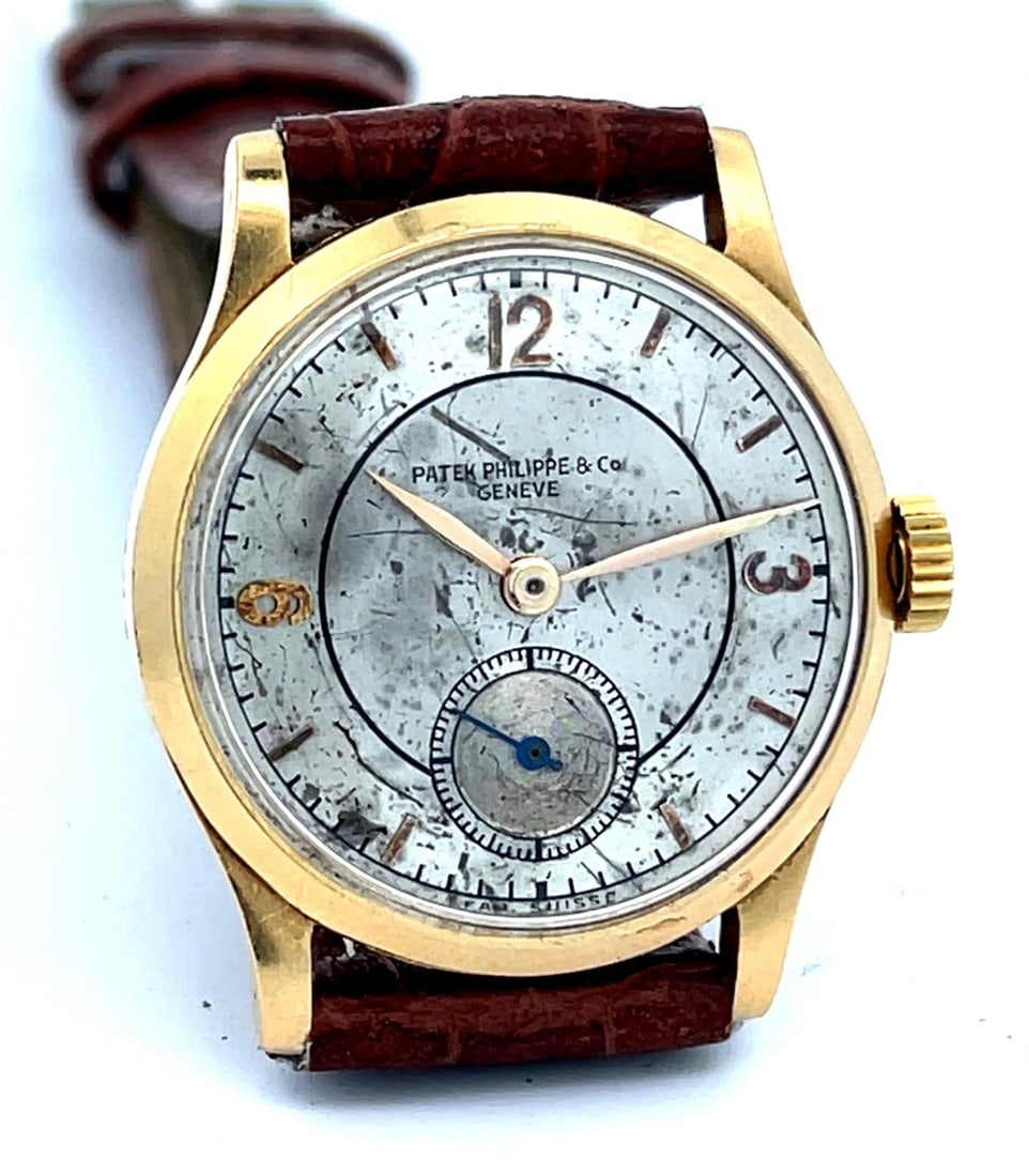 PATEK PHILIPPE REF. 98 CALATRAVA RARE & EARLY 18K YELLOW GOLD WRISTWATCH, CIRCA 1929 (1 of 7)