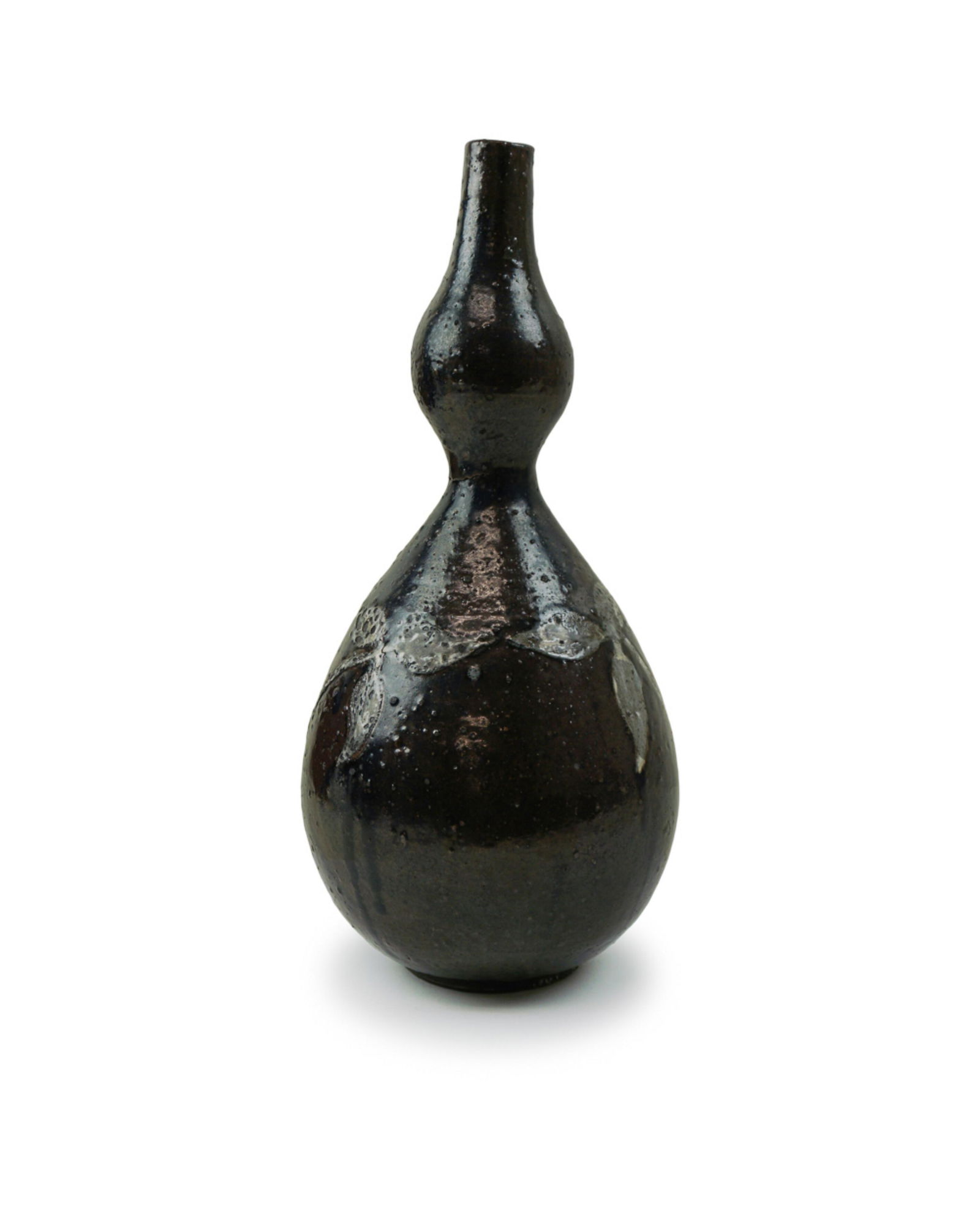 Korean Black Glazed Double Gourd Vase (1 of 6)