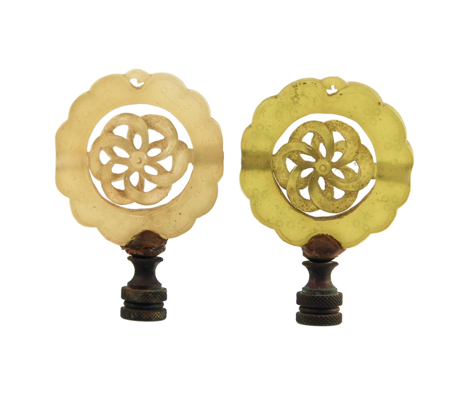 Pair Of Jade Lamp Finials (1 of 8)