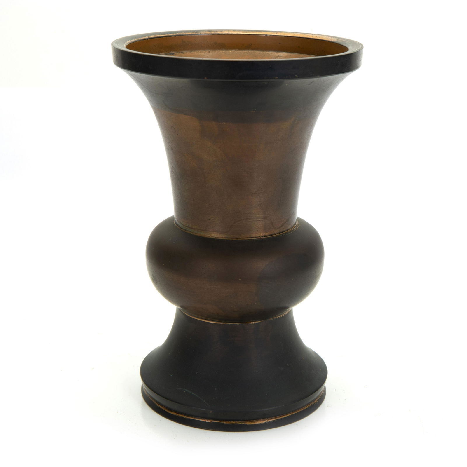 Chinese Bronze Hu Shaped Vase (1 of 6)