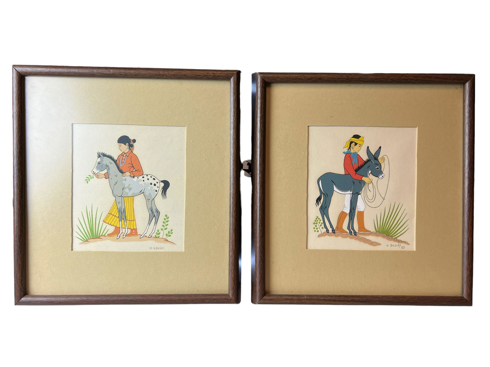 Two Harrison Begay Prints (1 of 6)