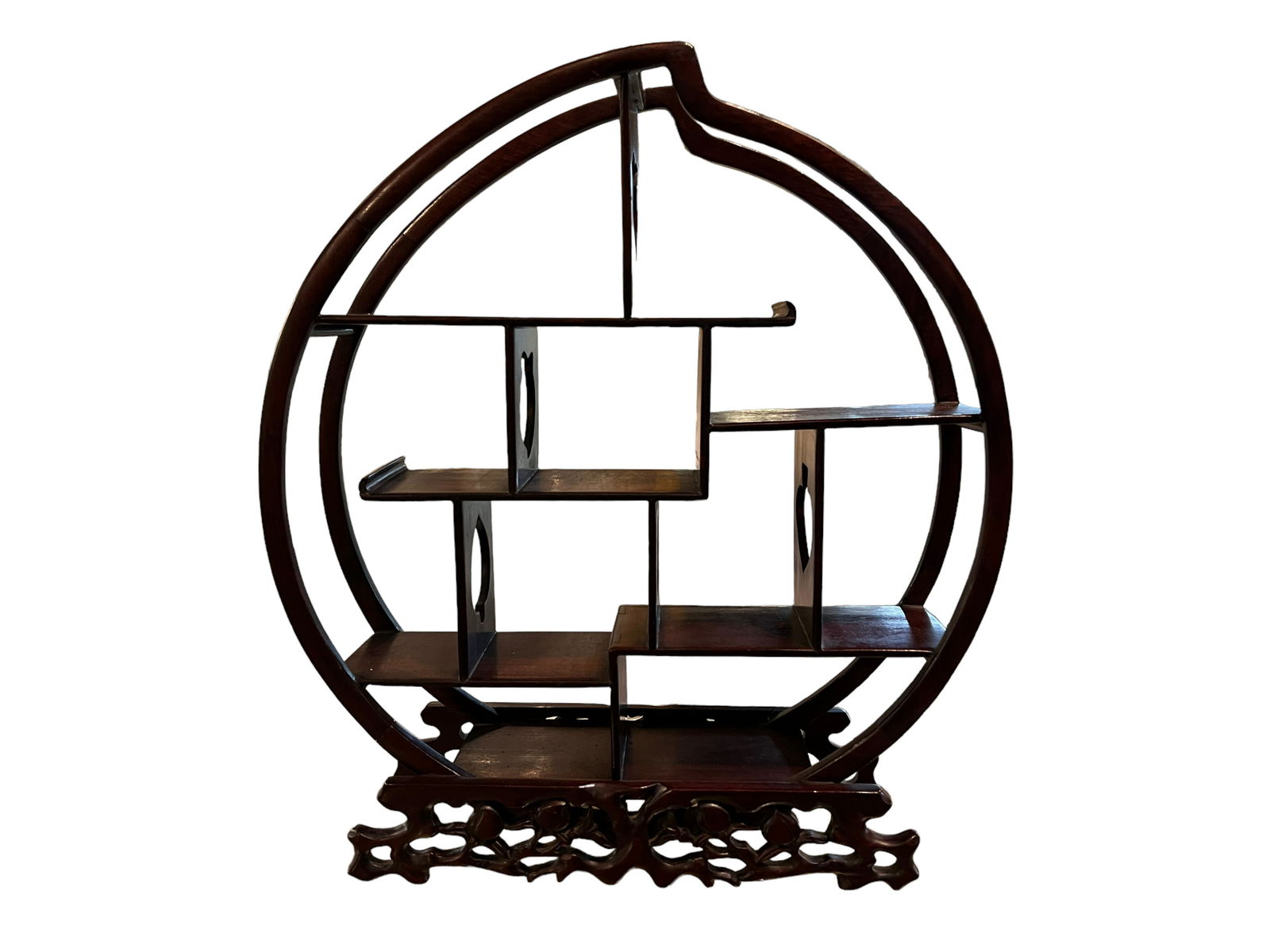 Chinese Wooden Table Peach-Shaped Display Stand (1 of 7)