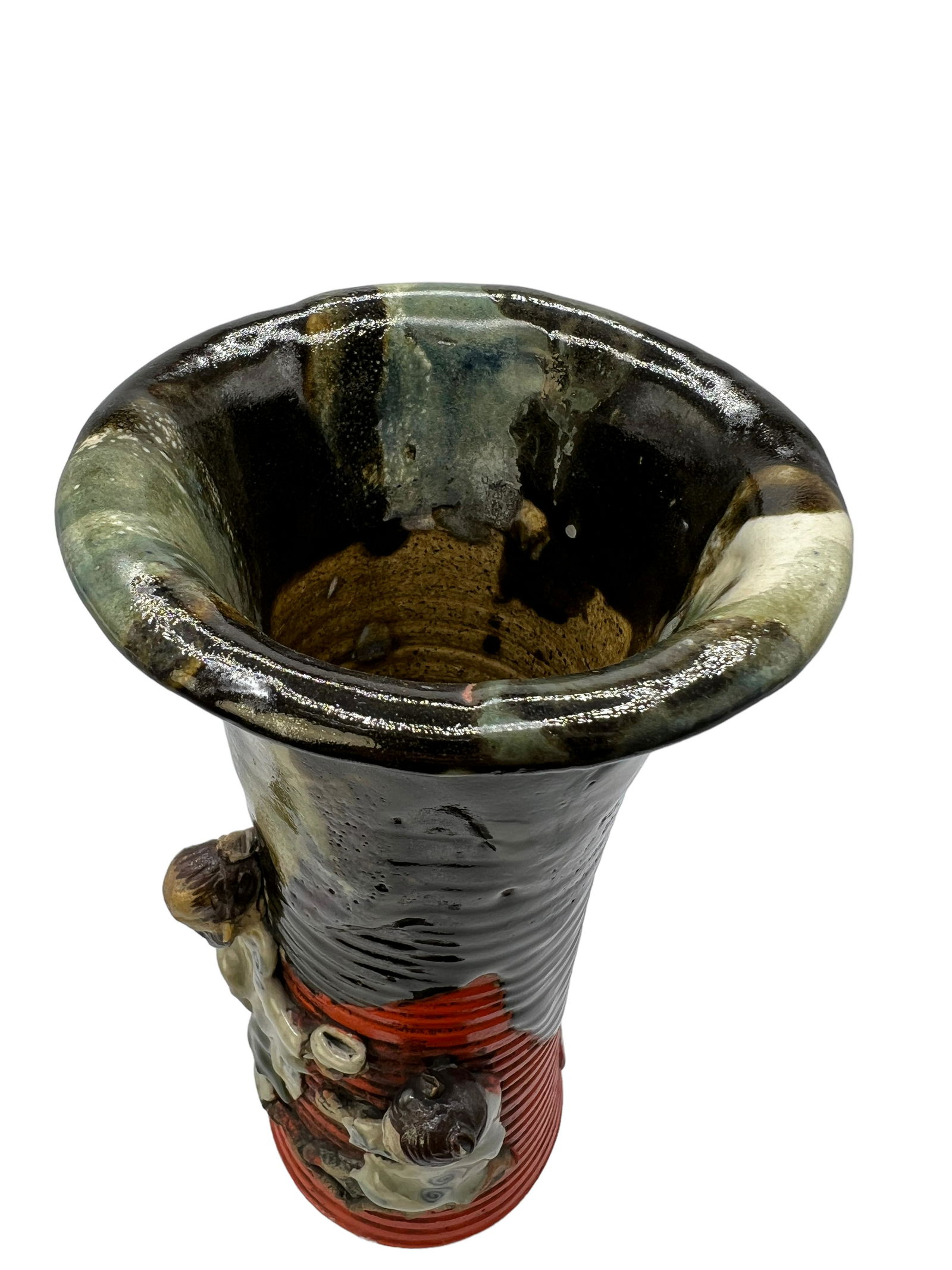 Japanese Sumida Gawa Pottery Vase. Ishiguro Koko (1 of 9)