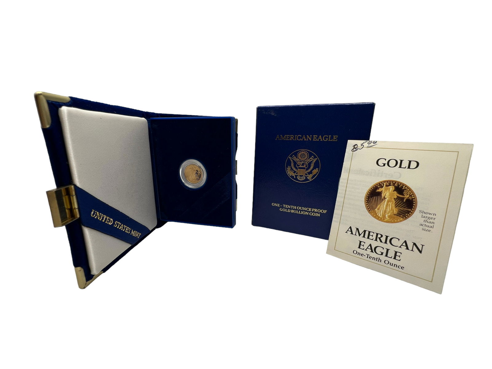 American Eagle 1/10 $5 Dollars Gold Coin (1 of 3)