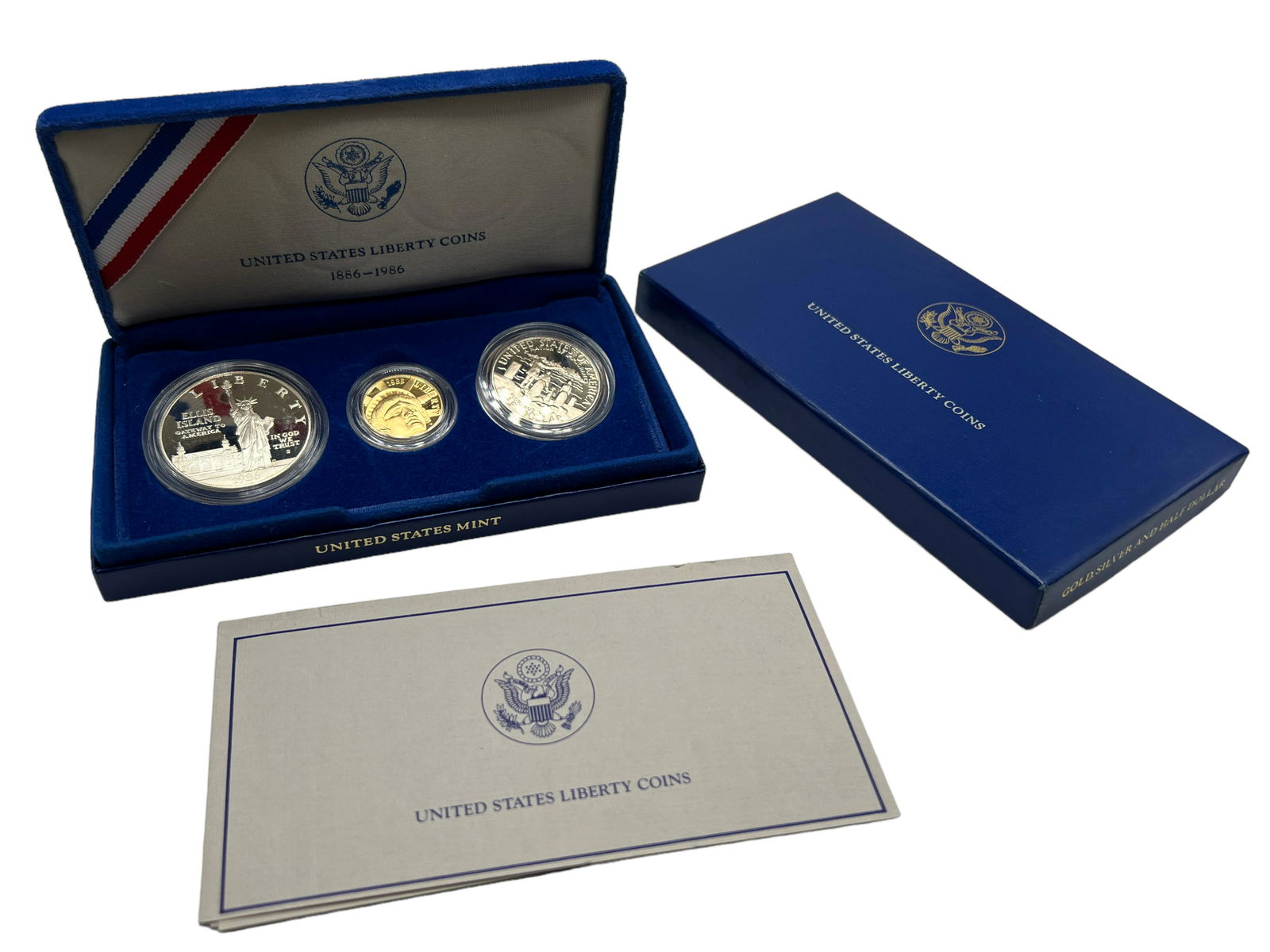 1986 United States Liberty Coins Set: $5 Gold Coin (1 of 4)