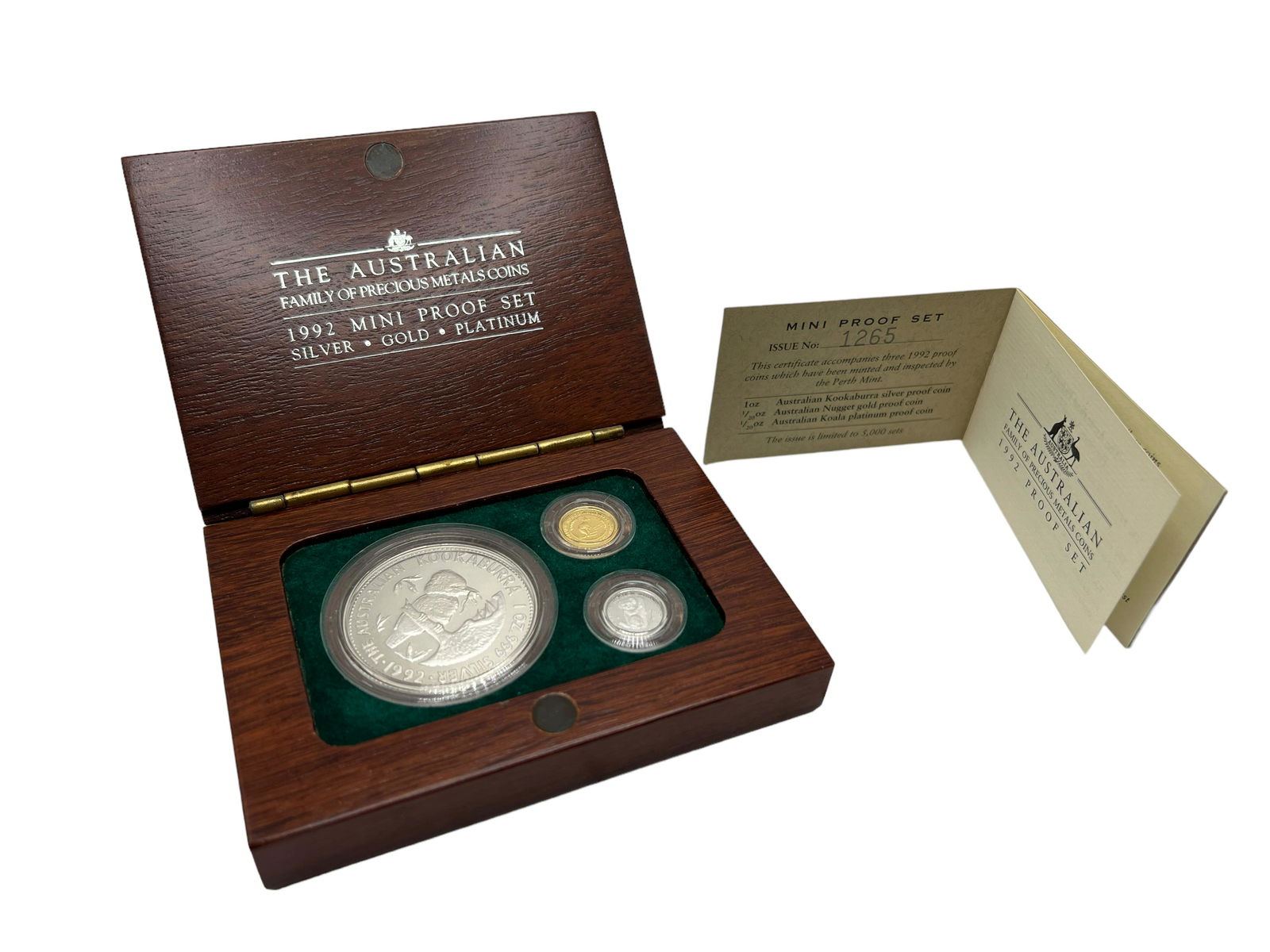 1992 Australia Family of Precious 3 Coins, Proof (1 of 5)