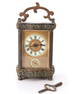 Gilt Bronze Carriage Clock With Key