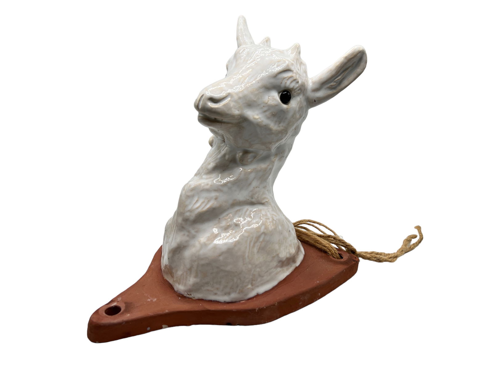Bavent French Faience Goat  Head Wall Hanging (1 of 5)