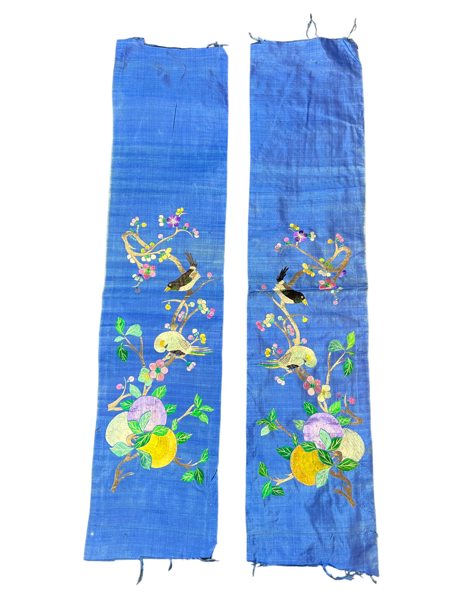 Two Chinese Silk Embroidery Panels (1 of 4)