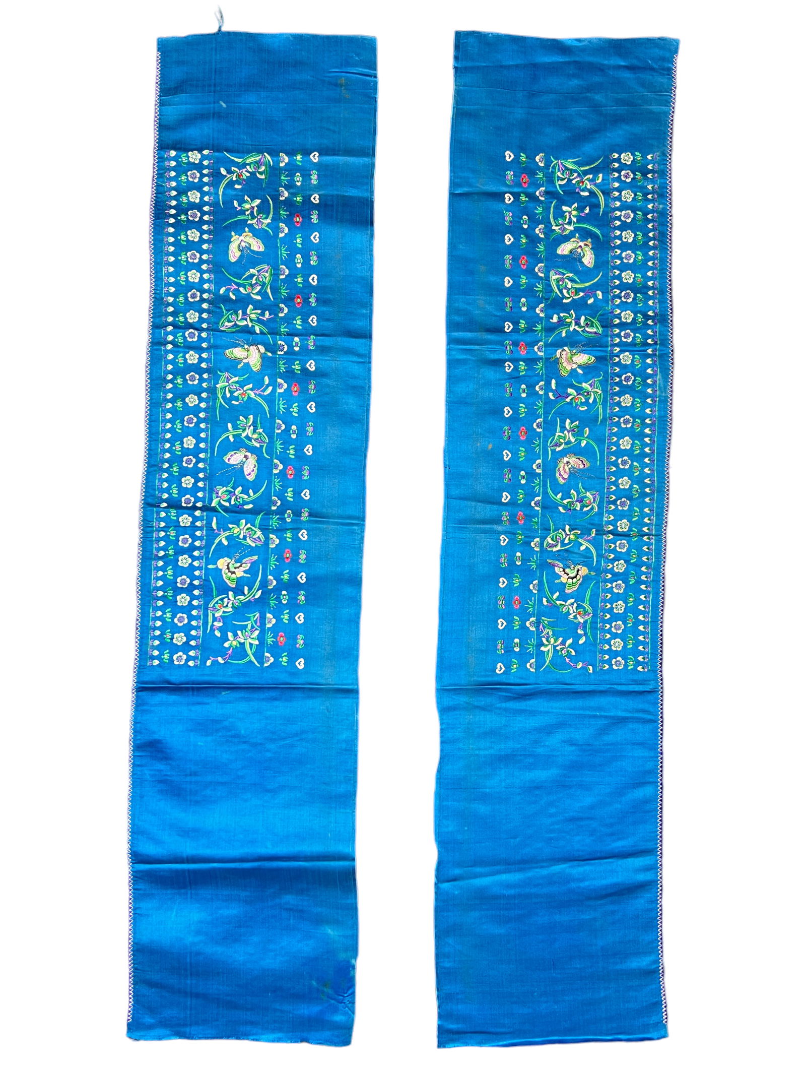 Two Chinese Silk Embroidery Panels (1 of 3)