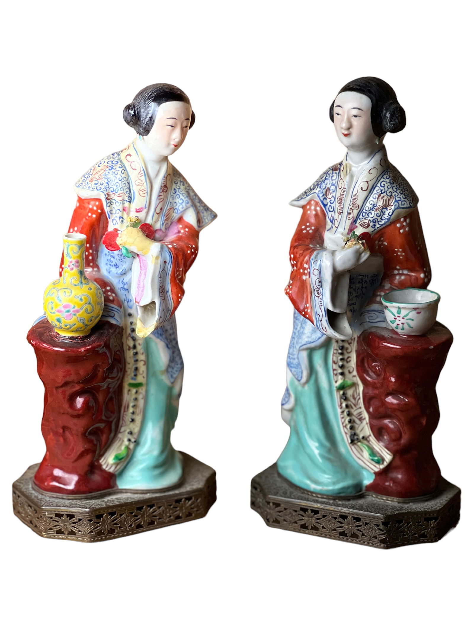 Two Chinese Porcelain Figures (1 of 9)