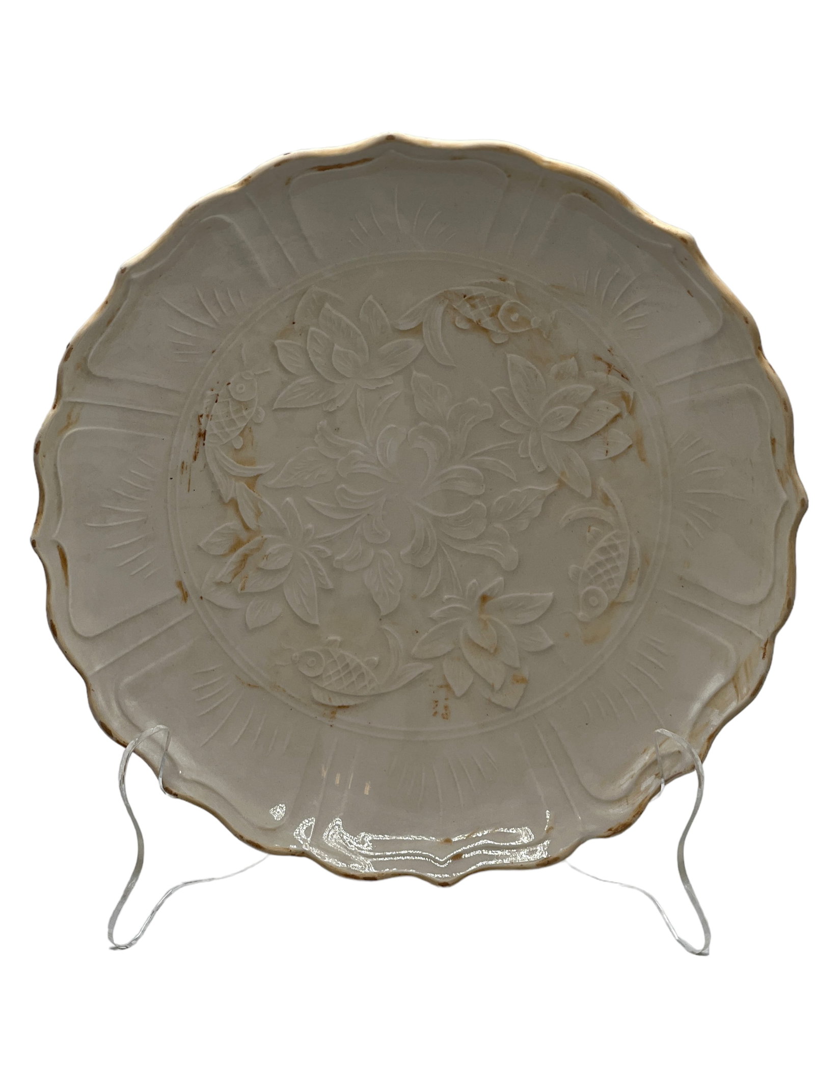 Chinese Ding Ware Style Plate (1 of 5)