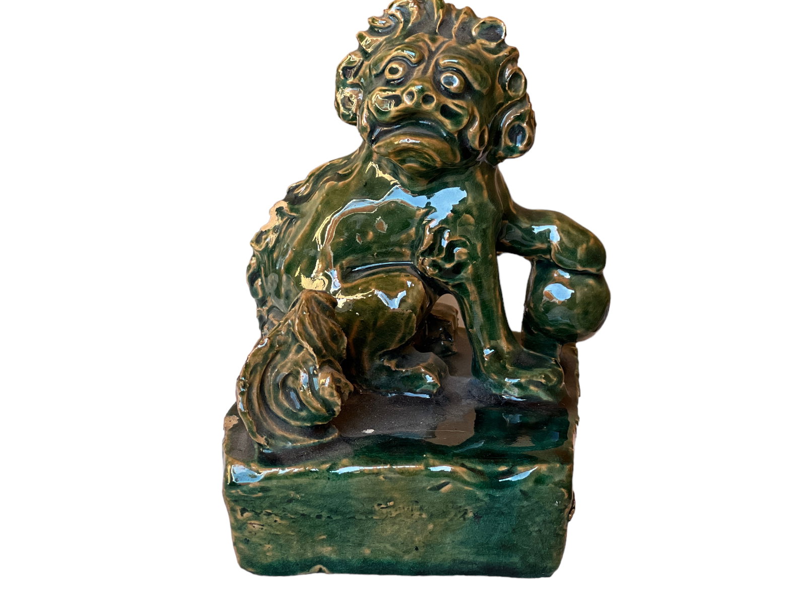 Chinese Sancai Glazed Foo Lion (1 of 6)
