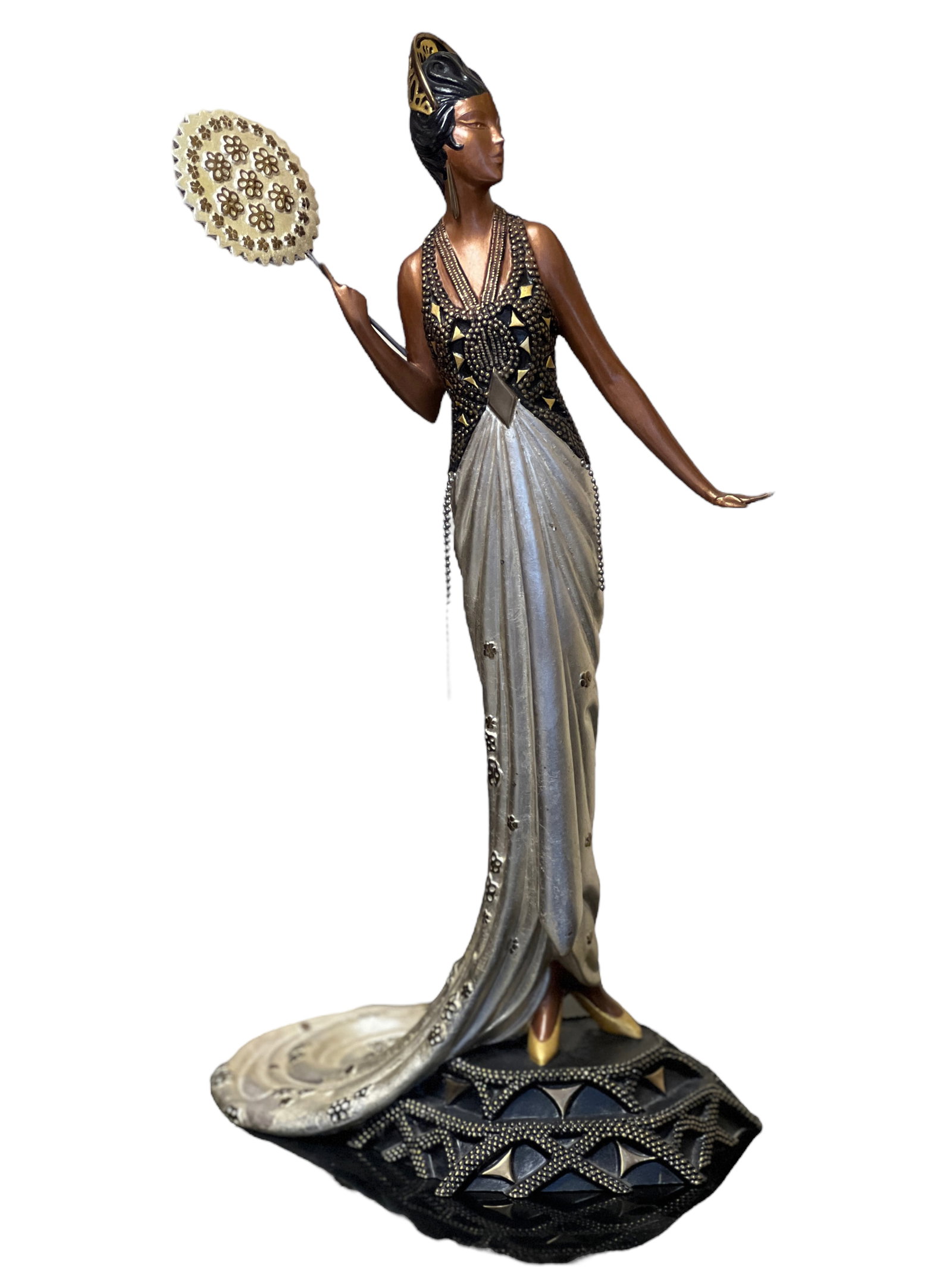 Erte (Romain de Tirtoff)  Bronze Fedora (1 of 3)