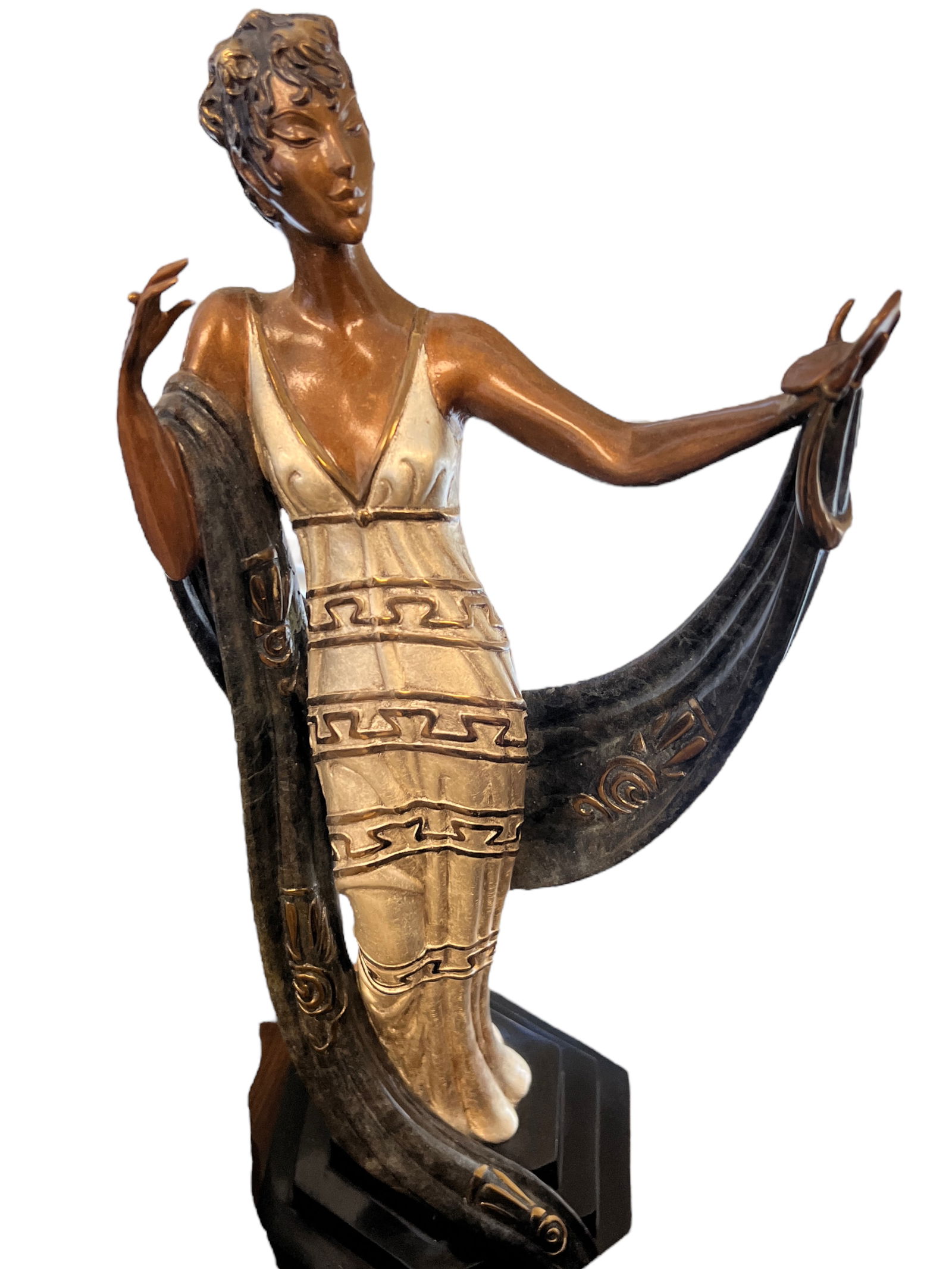 Erte (Romain de Tirtoff) Bronze Signed,La Coquette (1 of 1)