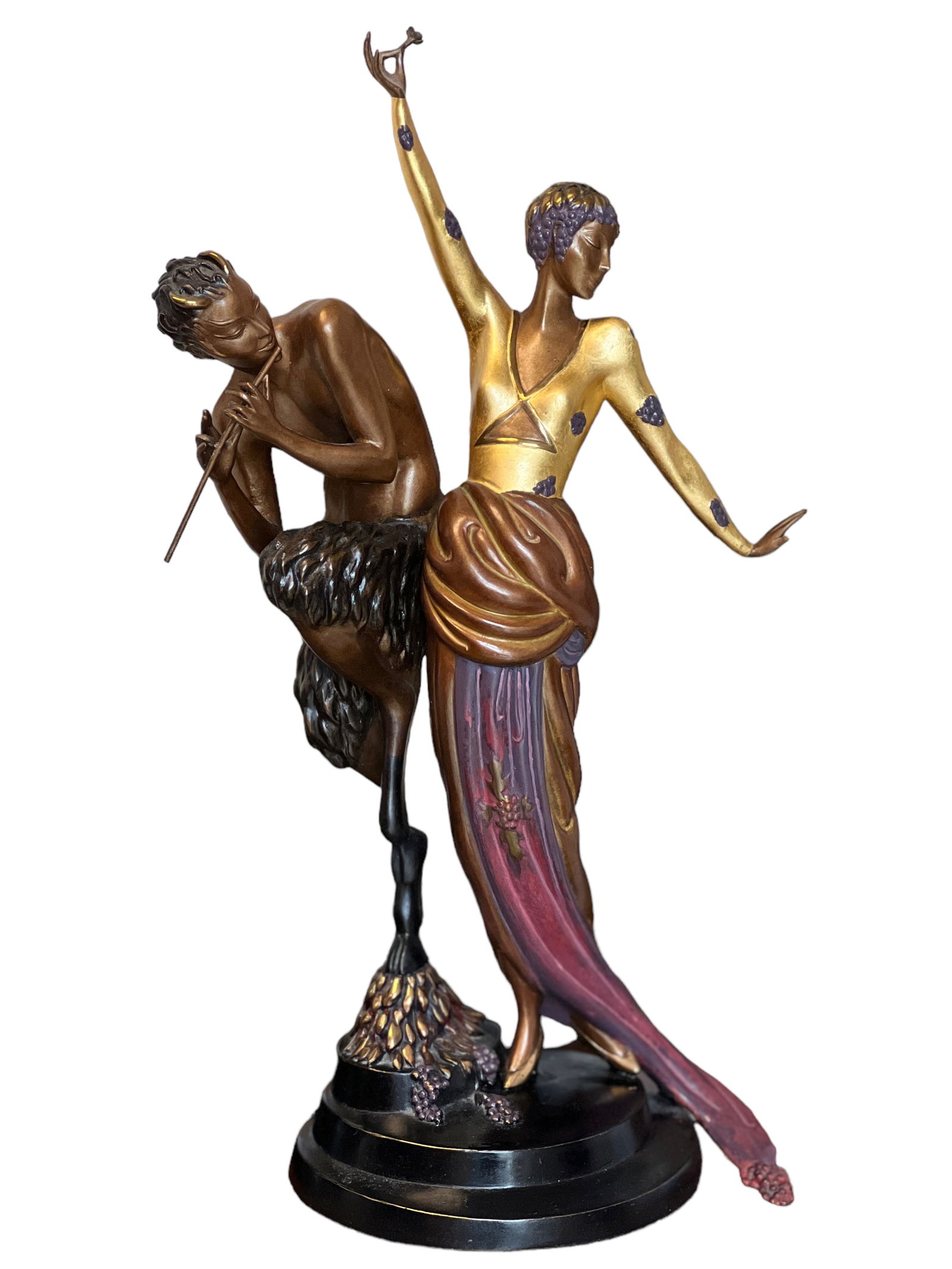 Erte (Romain de Tirtoff) Bronze, Woman And Satyr (1 of 4)