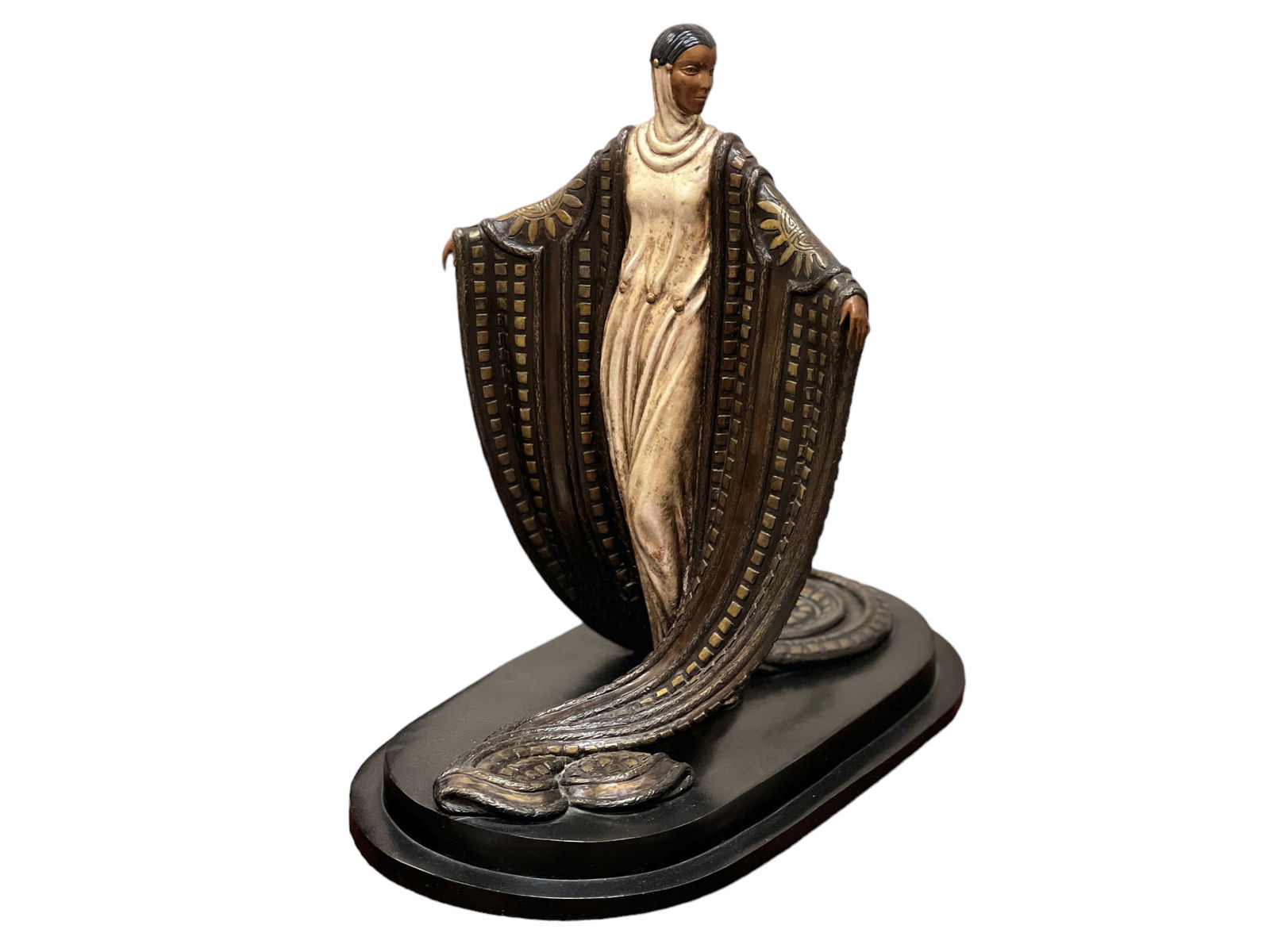 Erte (Romain de Tirtoff)  Bronze, La Mysterieuse (1 of 6)