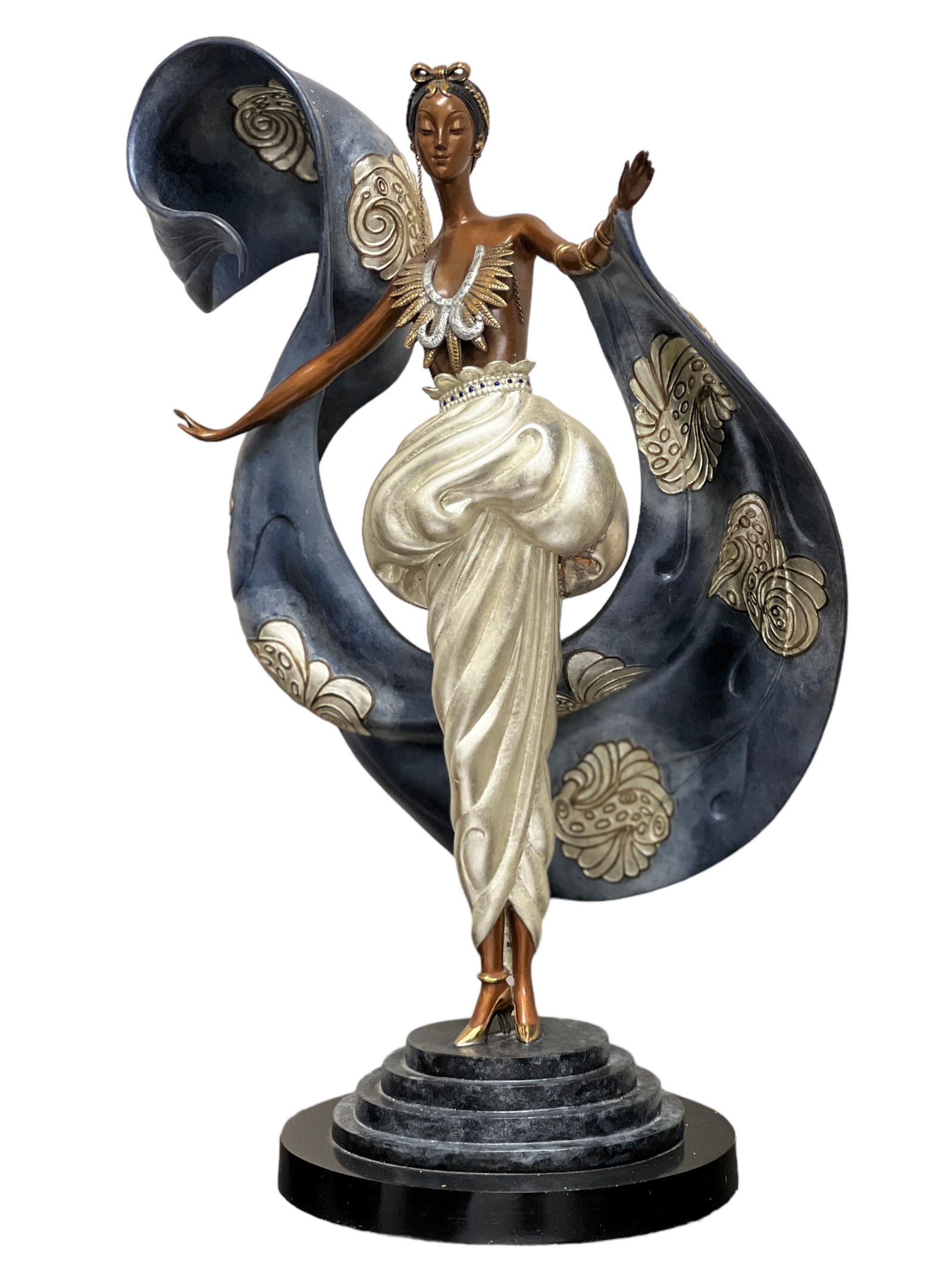 Erte (Romain de Tirtoff)  Bronze Signed Dream Girl (1 of 8)