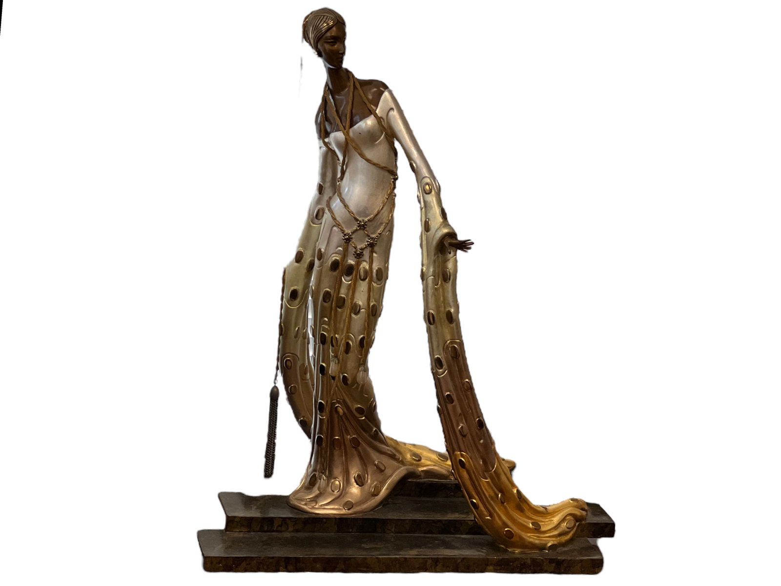 Erte (Romain de Tirtoff)  Bronze Signed, Melisande (1 of 1)