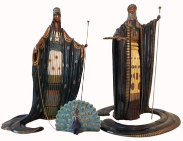 Erte (Romain de Tirtoff) Signed, Zeus And Hera