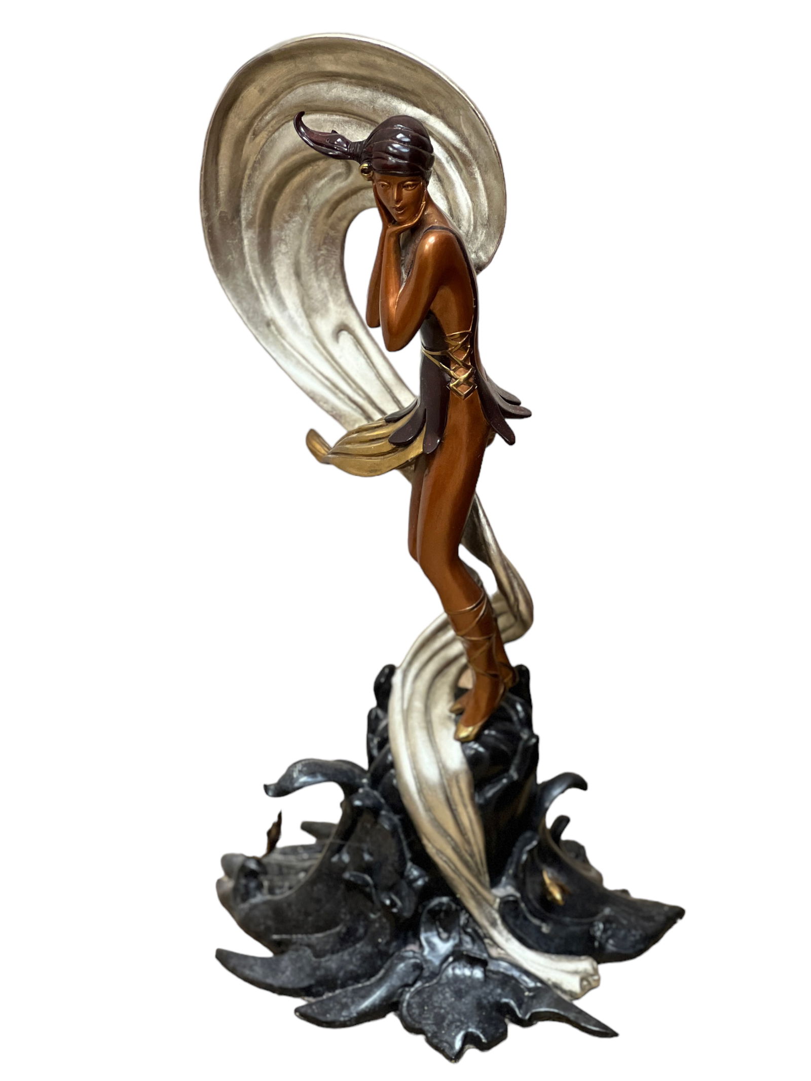 Erte (Romain de Tirtoff) Bronze, Stranded (1 of 3)