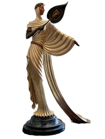 Erte (Romain de Tirtoff)  Bronze Signed, Tanagra
