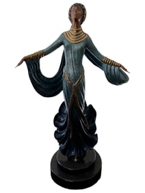 Erte (Romain de Tirtoff)  Bronze Signed, Ecstasy