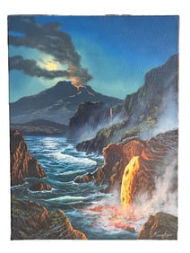 Frank Kecskes Jr. 1952- American Oil on Canvas