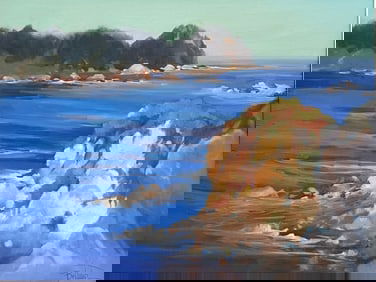 Cynthia Britain (American, b. 1950) Oil on Board