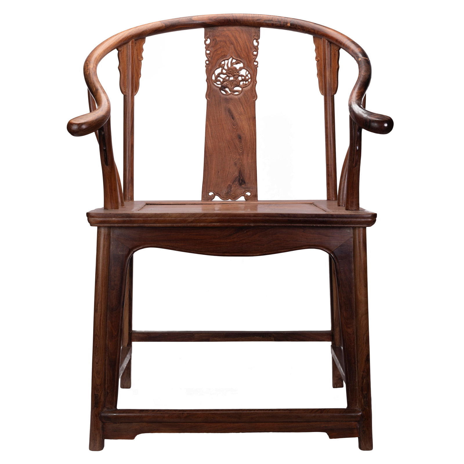 Chinese Round Horseshoe Back Arm Chairs (1 of 20)