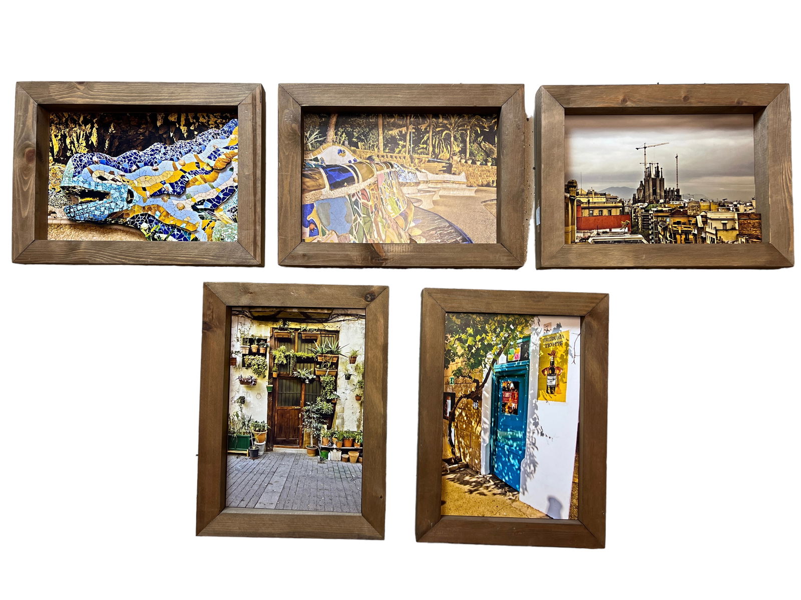 Set Of Five Maxo Rennella 3-D Paintings (1 of 12)