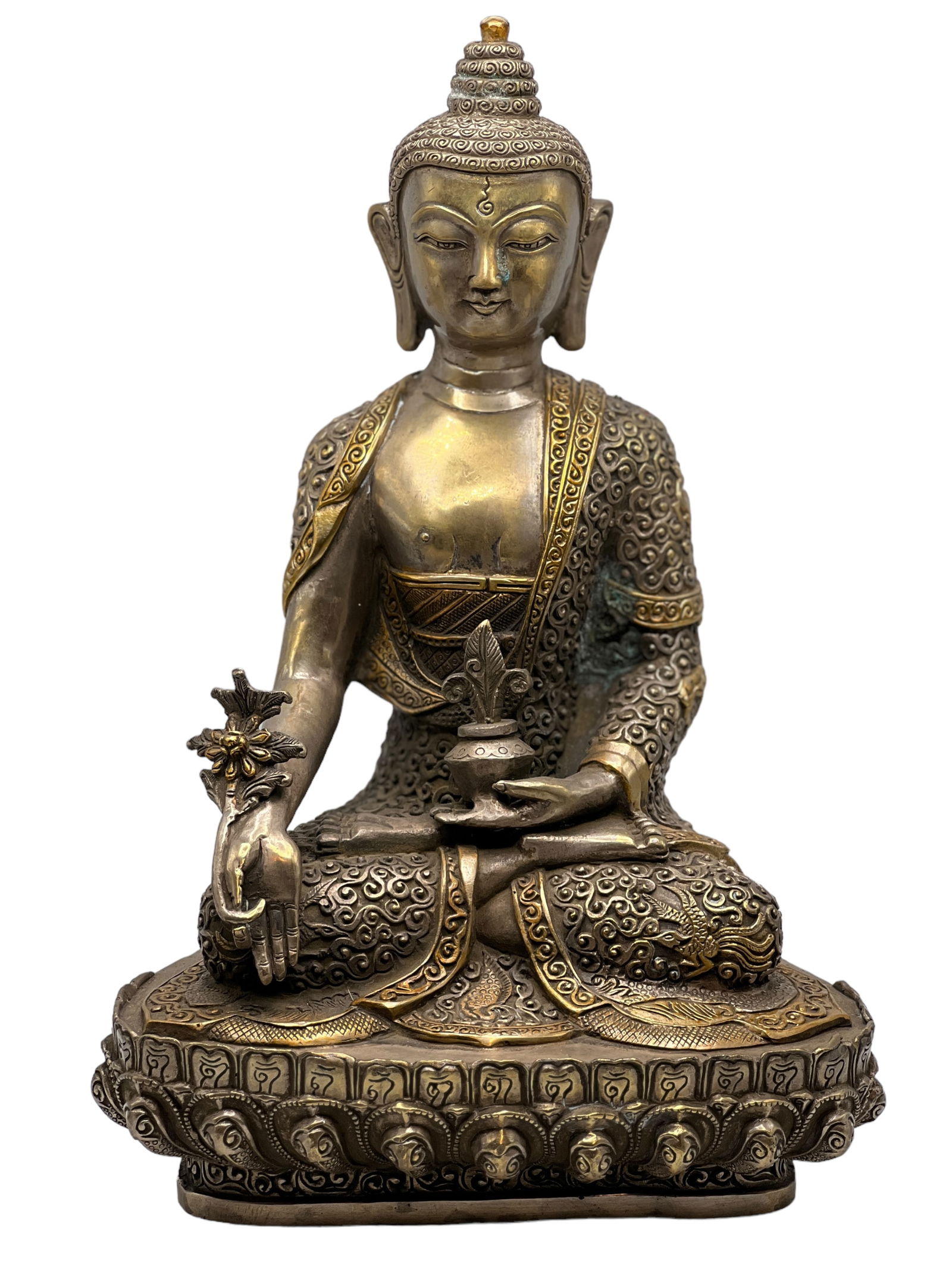 Gilt Bronze Figure of Buddha /Sakyamuni (1 of 7)