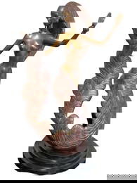 Erte (Romain de Tirtoff) Bronze, Folies Bergère